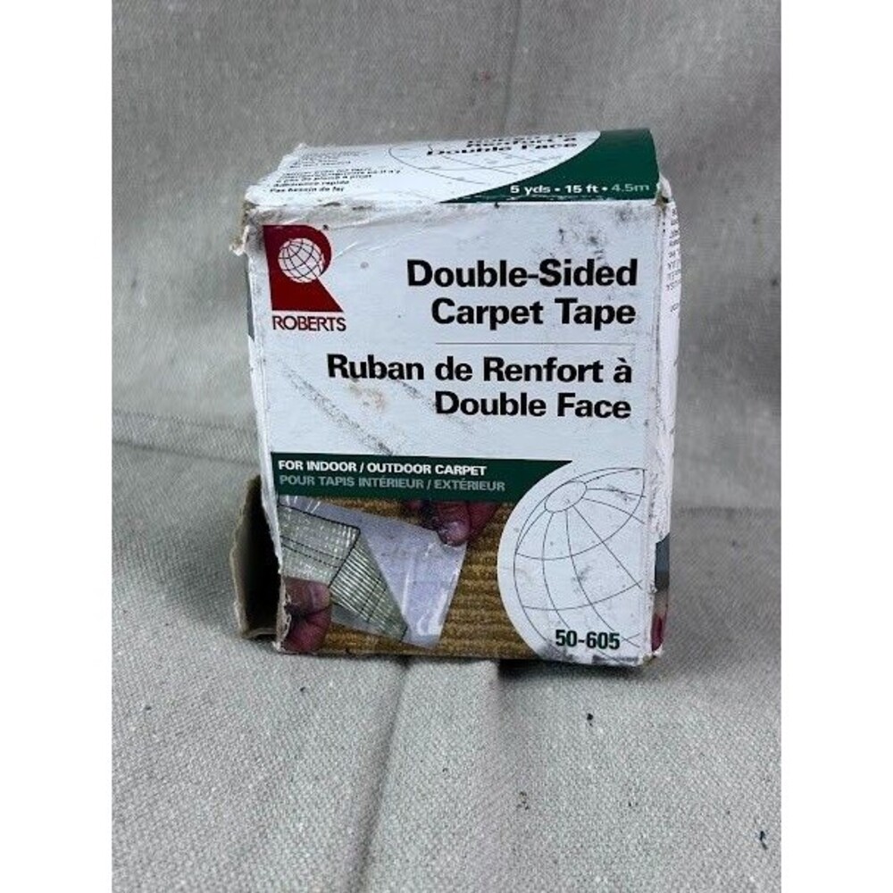 Roberts Indoor Outdoor 15 ft. Double Sided Carpet Vinyl Tape Roll 50-605